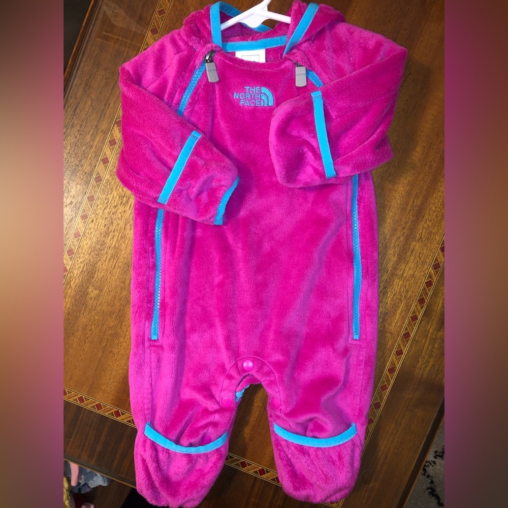 0-3 month baby girl north face